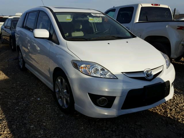 JM1CR2W36A0370886 - 2010 MAZDA 5 WHITE photo 1