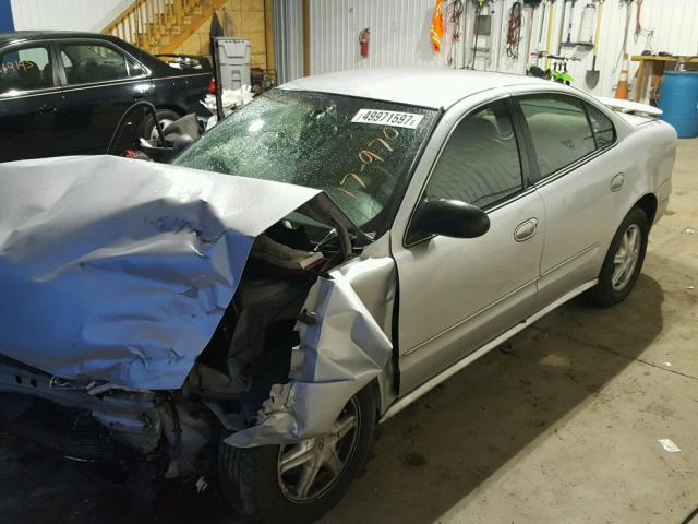 1G3NL52E03C290813 - 2003 OLDSMOBILE ALERO GL SILVER photo 2