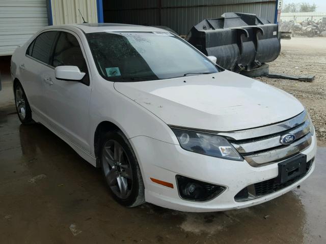 3FAHP0KC9BR172803 - 2011 FORD FUSION SPO WHITE photo 1