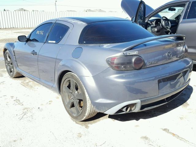 JM1FE173270208487 - 2007 MAZDA RX8 GRAY photo 3