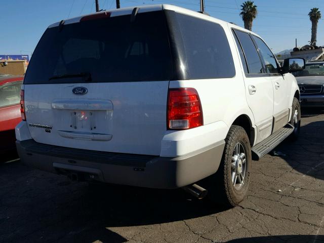 1FMPU15L33LA92943 - 2003 FORD EXPEDITION WHITE photo 4