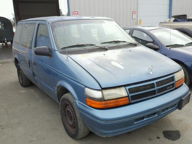 2B4GH45RXSR120609 - 1995 DODGE CARAVAN SE BLUE photo 1