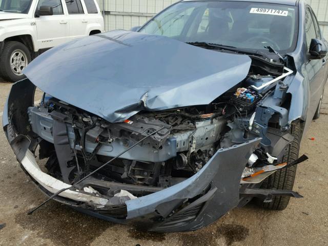 JM1BL1SF6A1264116 - 2010 MAZDA 3 I BLUE photo 9