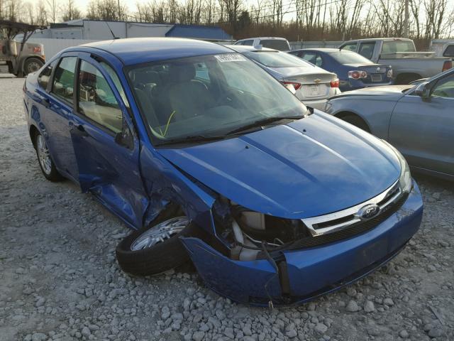 1FAHP3FN9BW116502 - 2011 FORD FOCUS SE BLUE photo 1