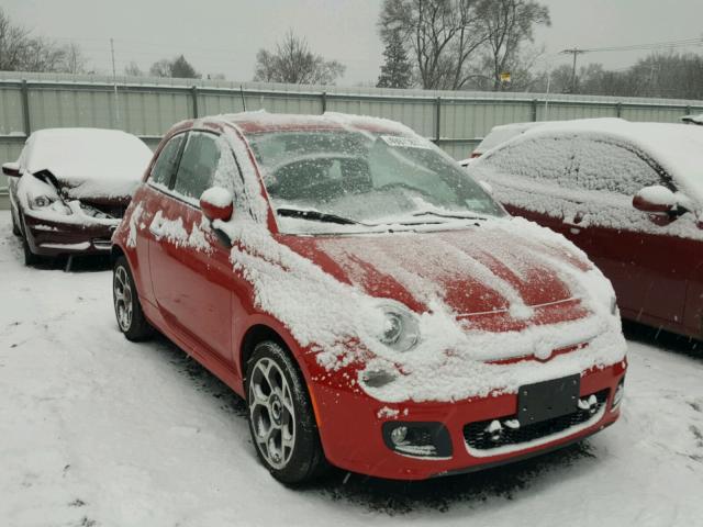 3C3CFFBR8GT144973 - 2016 FIAT 500 SPORT RED photo 1