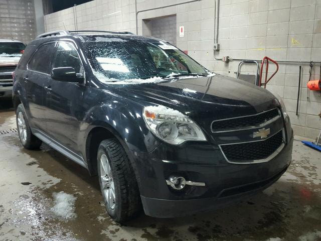 2CNALPEWXA6333862 - 2010 CHEVROLET EQUINOX LT BLACK photo 1