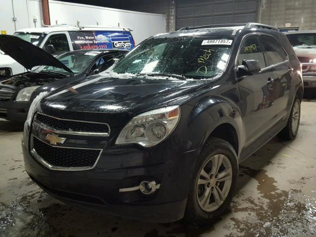 2CNALPEWXA6333862 - 2010 CHEVROLET EQUINOX LT BLACK photo 2