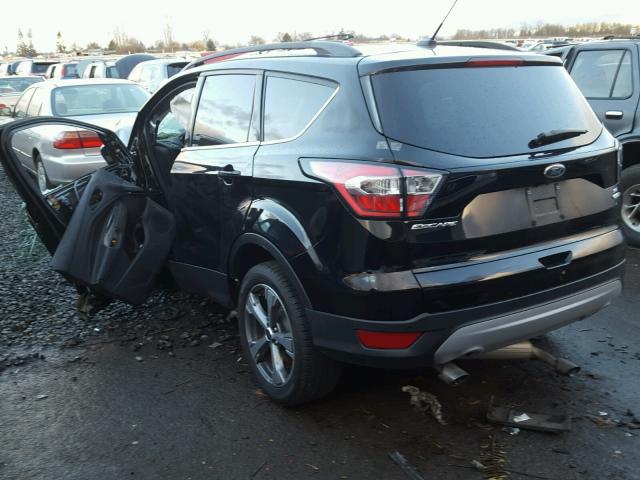 1FMCU9G91HUA95128 - 2017 FORD ESCAPE SE BLACK photo 3