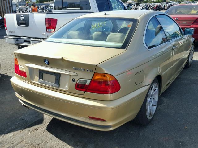 WBABM3340YJN81550 - 2000 BMW 323 CI GOLD photo 4