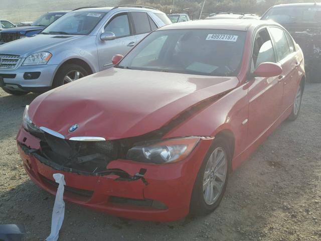 WBAVD13516KV12738 - 2006 BMW 325 XI RED photo 2