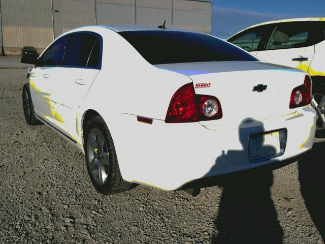 1G1ZC5EB1AF275583 - 2010 CHEVROLET MALIBU 1LT WHITE photo 3