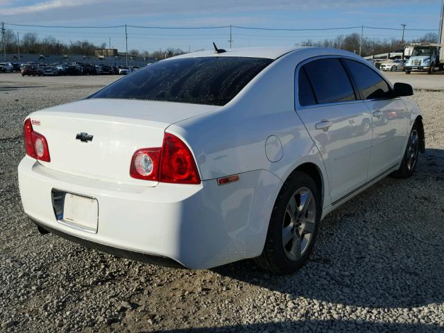 1G1ZC5EB1AF275583 - 2010 CHEVROLET MALIBU 1LT WHITE photo 4