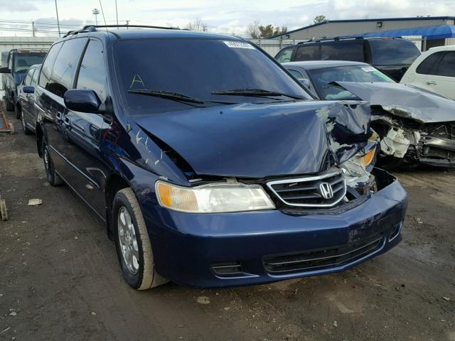 5FNRL18924B054298 - 2004 HONDA ODYSSEY EX BLUE photo 1