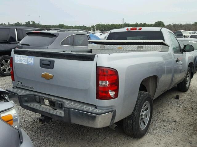 1GCNCPEA0DZ367764 - 2013 CHEVROLET SILVERADO SILVER photo 4