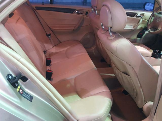 WDBRF81J03F365757 - 2003 MERCEDES-BENZ C 240 4MAT TAN photo 6