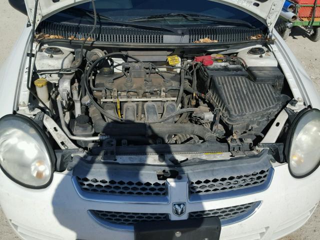 1B3ES56C75D163096 - 2005 DODGE NEON SXT WHITE photo 7