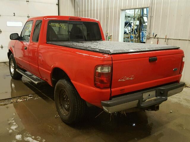 1FTYR15E33PB73882 - 2003 FORD RANGER SUP RED photo 3