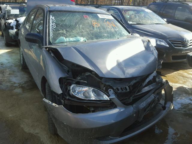 2HGES15534H551519 - 2004 HONDA CIVIC LX GRAY photo 1