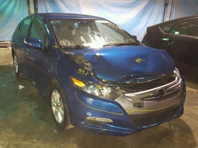 JHMZE2H78BS002347 - 2011 HONDA INSIGHT EX BLUE photo 1