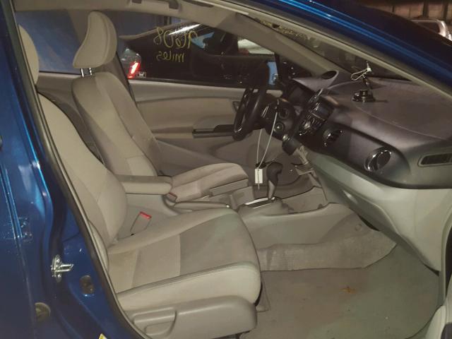 JHMZE2H78BS002347 - 2011 HONDA INSIGHT EX BLUE photo 5