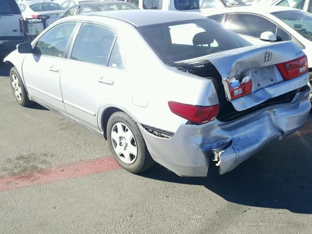 3HGCM56445G711441 - 2005 HONDA ACCORD LX SILVER photo 3