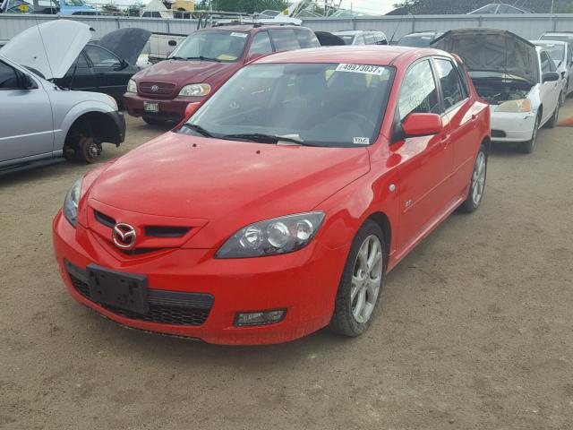 JM1BK143X71682600 - 2007 MAZDA 3 HATCHBAC RED photo 2