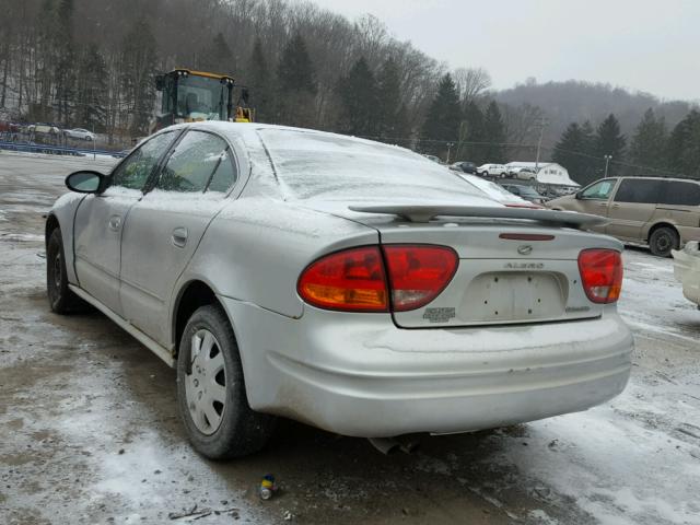 1G3NK52T81C275412 - 2001 OLDSMOBILE ALERO GX SILVER photo 3