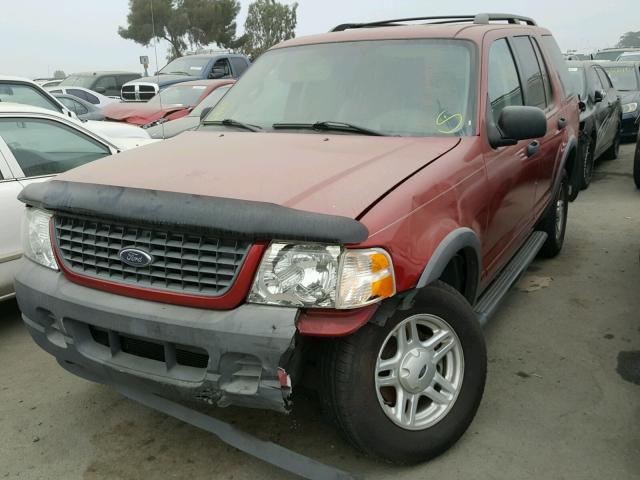 1FMZU62K03ZA39440 - 2003 FORD EXPLORER X BURGUNDY photo 2