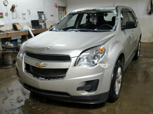 2GNFLEEK5E6299614 - 2014 CHEVROLET EQUINOX LS TAN photo 2