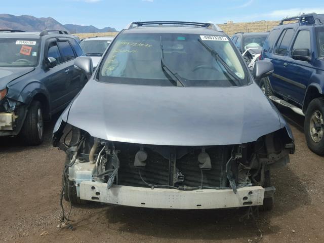 2T2BK1BA5DC167461 - 2013 LEXUS RX 350 GRAY photo 9