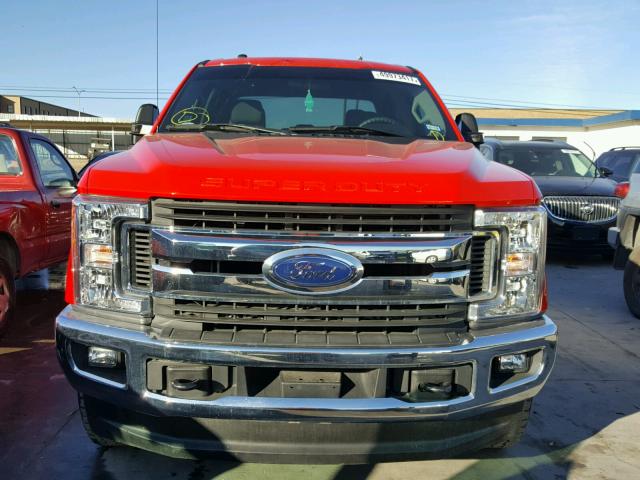 1FT7W2B69HEB28178 - 2017 FORD F250 SUPER RED photo 9