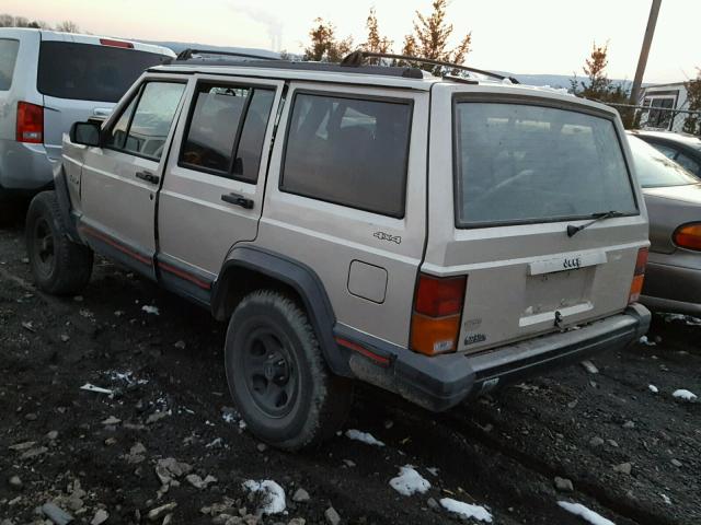 1J4FJ68S0SL581558 - 1995 JEEP CHEROKEE S TAN photo 3