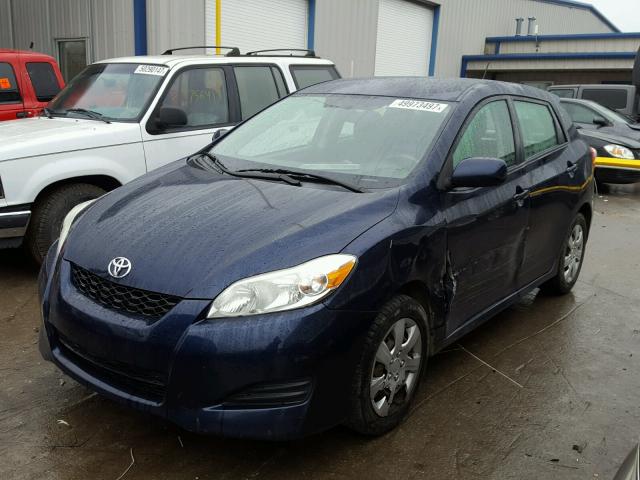 2T1KU40E39C137663 - 2009 TOYOTA COROLLA MA BLUE photo 2