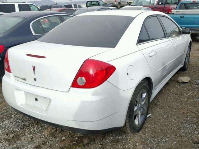 1G2ZJ57B494263661 - 2009 PONTIAC G6 WHITE photo 4