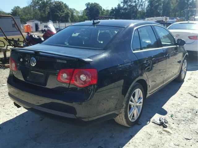 3VWSF81KX6M644209 - 2006 VOLKSWAGEN JETTA 2.5 BLACK photo 4