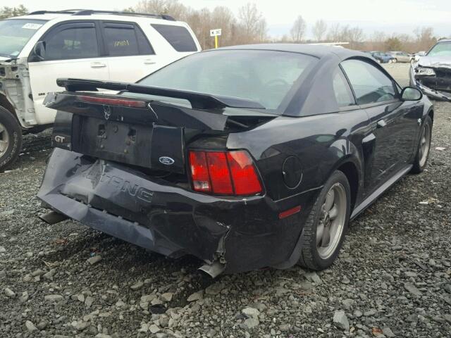 1FAFP42X44F119766 - 2004 FORD MUSTANG GT BLACK photo 4