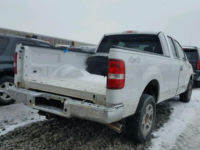 1FTPX14V28FA29952 - 2008 FORD F150 WHITE photo 4