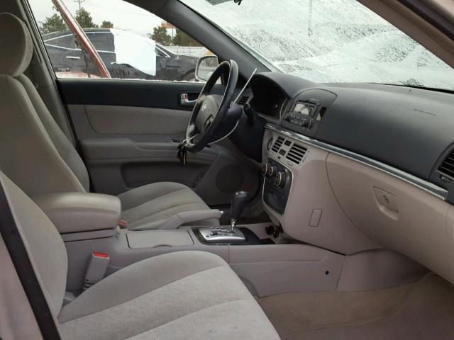 5NPEU46F87H275819 - 2007 HYUNDAI SONATA SE SILVER photo 5