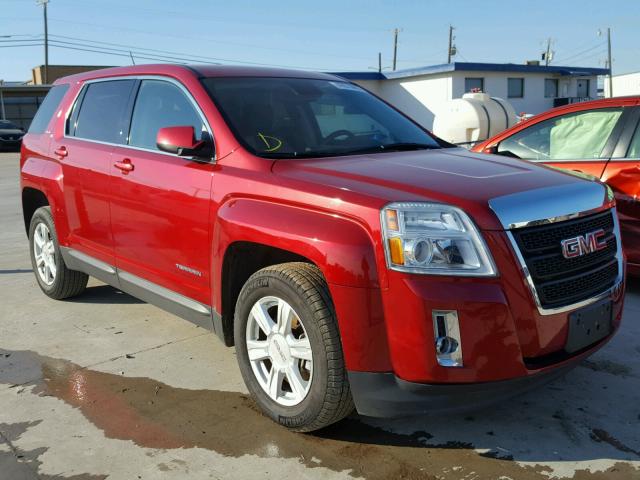 2GKALMEK8E6256581 - 2014 GMC TERRAIN SL RED photo 1