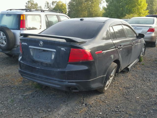 19UUA66224A074421 - 2004 ACURA TL BLACK photo 4