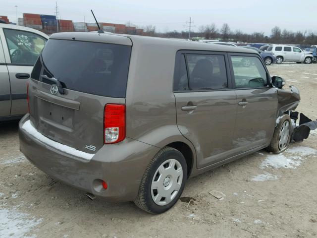 JTLZE4FE8B1137465 - 2011 TOYOTA SCION XB BROWN photo 4