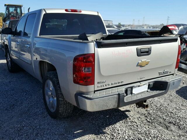 3GCEC23049G258051 - 2009 CHEVROLET SILVERADO SILVER photo 3