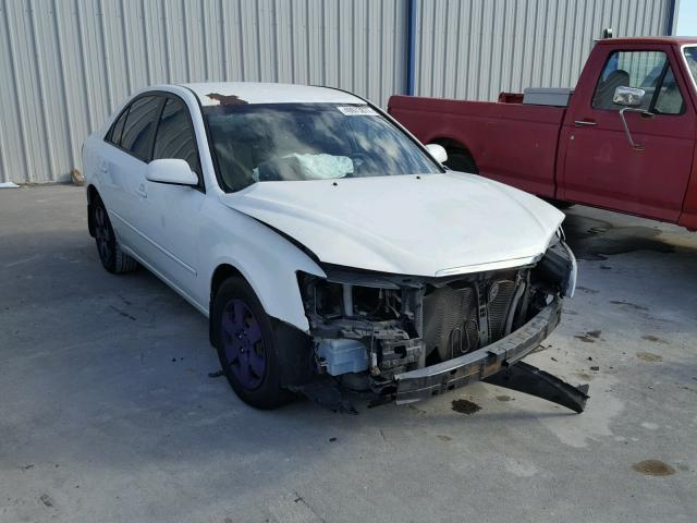 5NPET46C19H489496 - 2009 HYUNDAI SONATA GLS WHITE photo 1