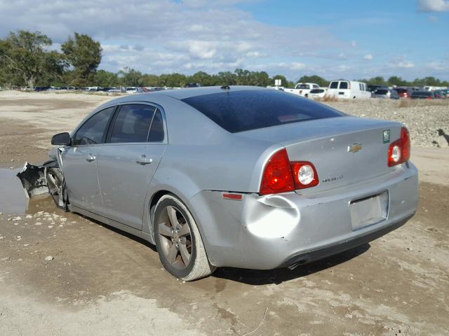 1G1ZC5E1XBF102458 - 2011 CHEVROLET MALIBU 1LT 银色 照片 3