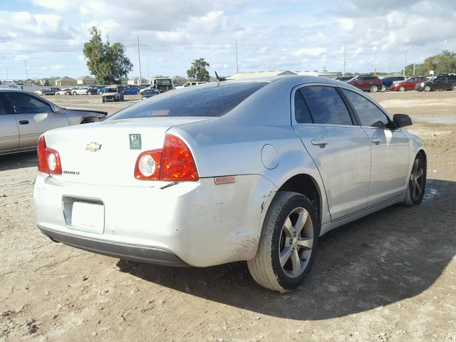 1G1ZC5E1XBF102458 - 2011 CHEVROLET MALIBU 1LT 银色 照片 4