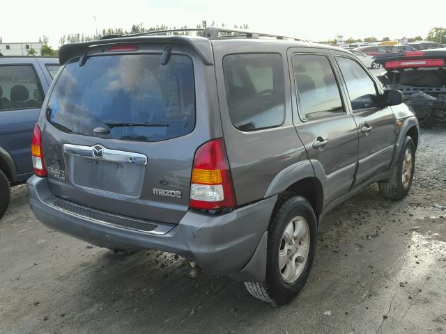 4F2YU09182KM24276 - 2002 MAZDA TRIBUTE LX GRAY photo 4