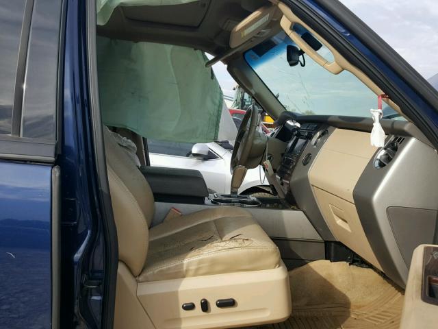1FMJU1H54CEF04326 - 2012 FORD EXPEDITION BLUE photo 5