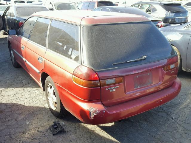 4S3BK4358V7308808 - 1997 SUBARU LEGACY L BURGUNDY photo 3