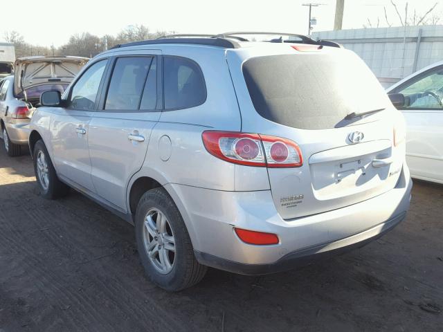 5NMSG3ABXAH413955 - 2010 HYUNDAI SANTA FE G SILVER photo 3