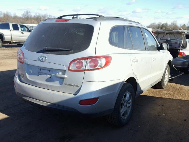 5NMSG3ABXAH413955 - 2010 HYUNDAI SANTA FE G SILVER photo 4